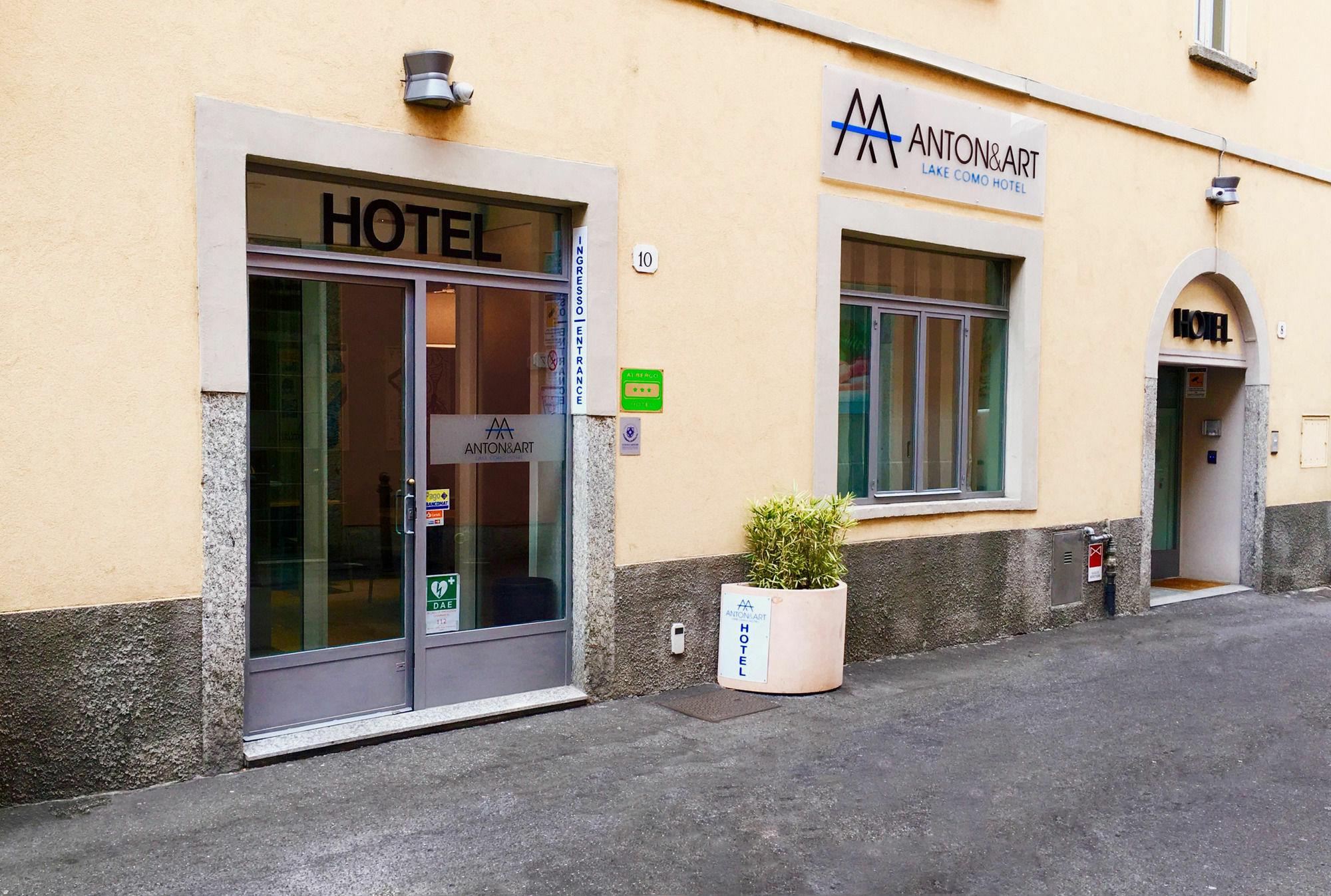 Hotel Anton&Art Lake Como Exterior foto